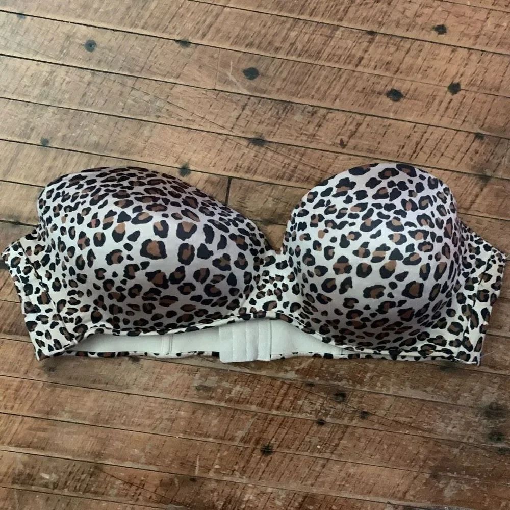 Cacique leopard spot full coverage 44D full figure bra